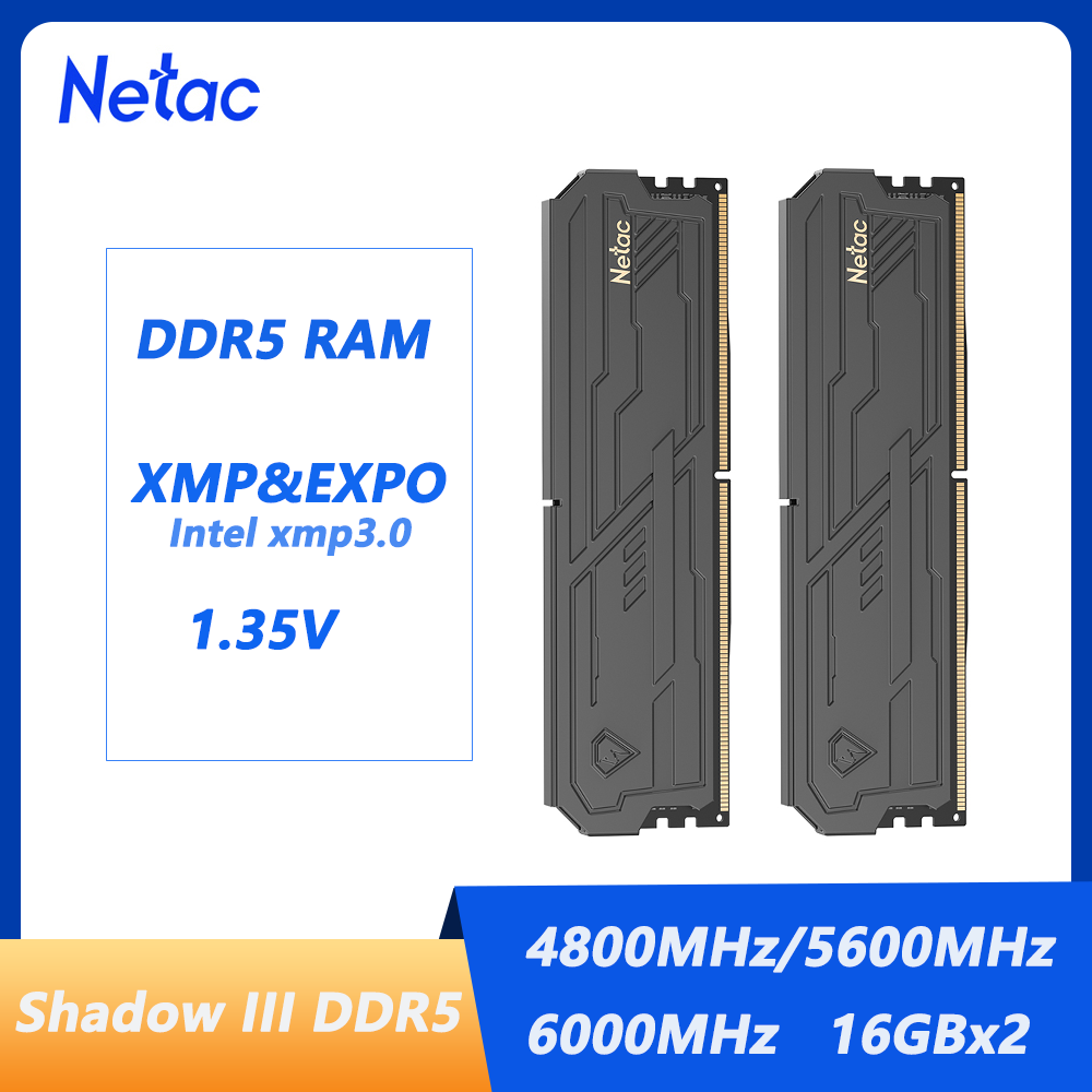 Netac DDR5 Ram Shadow III 4800 - Ddr5 16Gb 6000Mhz recension och pris