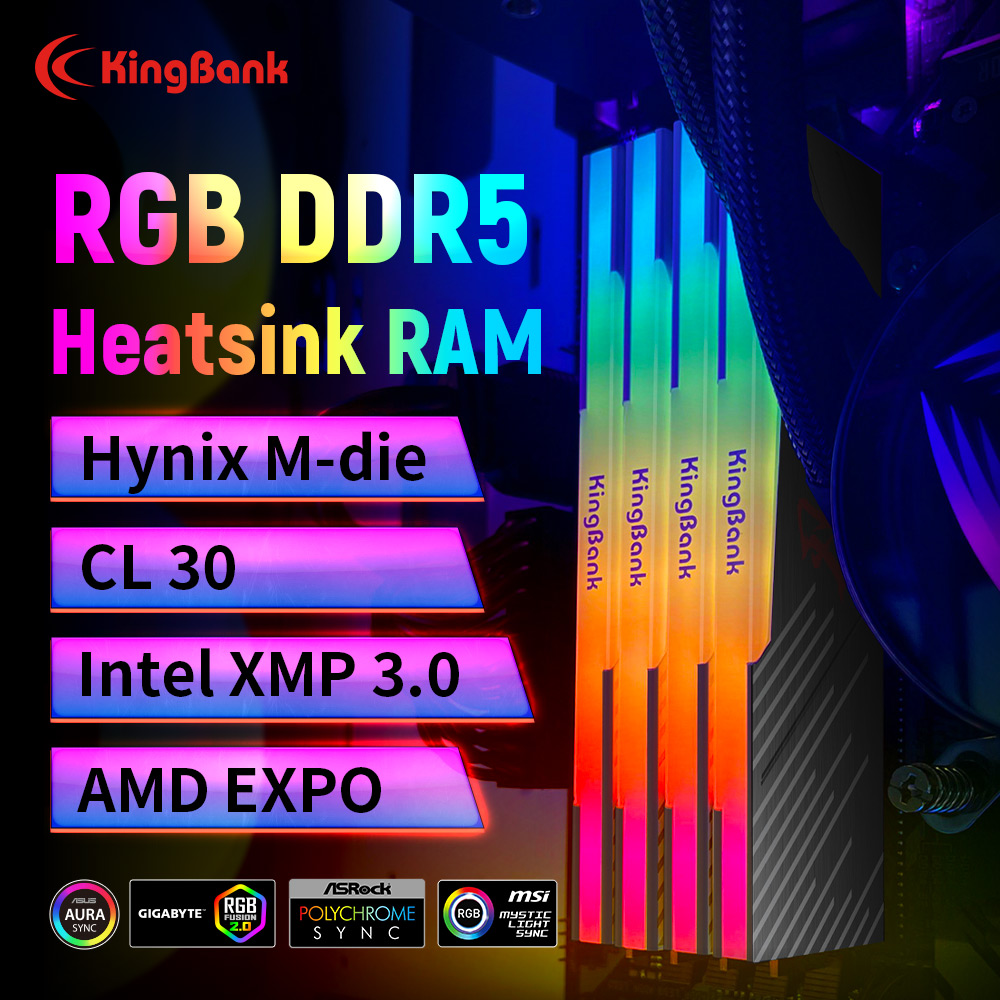 KingBank KRRB DDR5 RGB SoarBla - Ddr5 Rgb Ram recension och pris