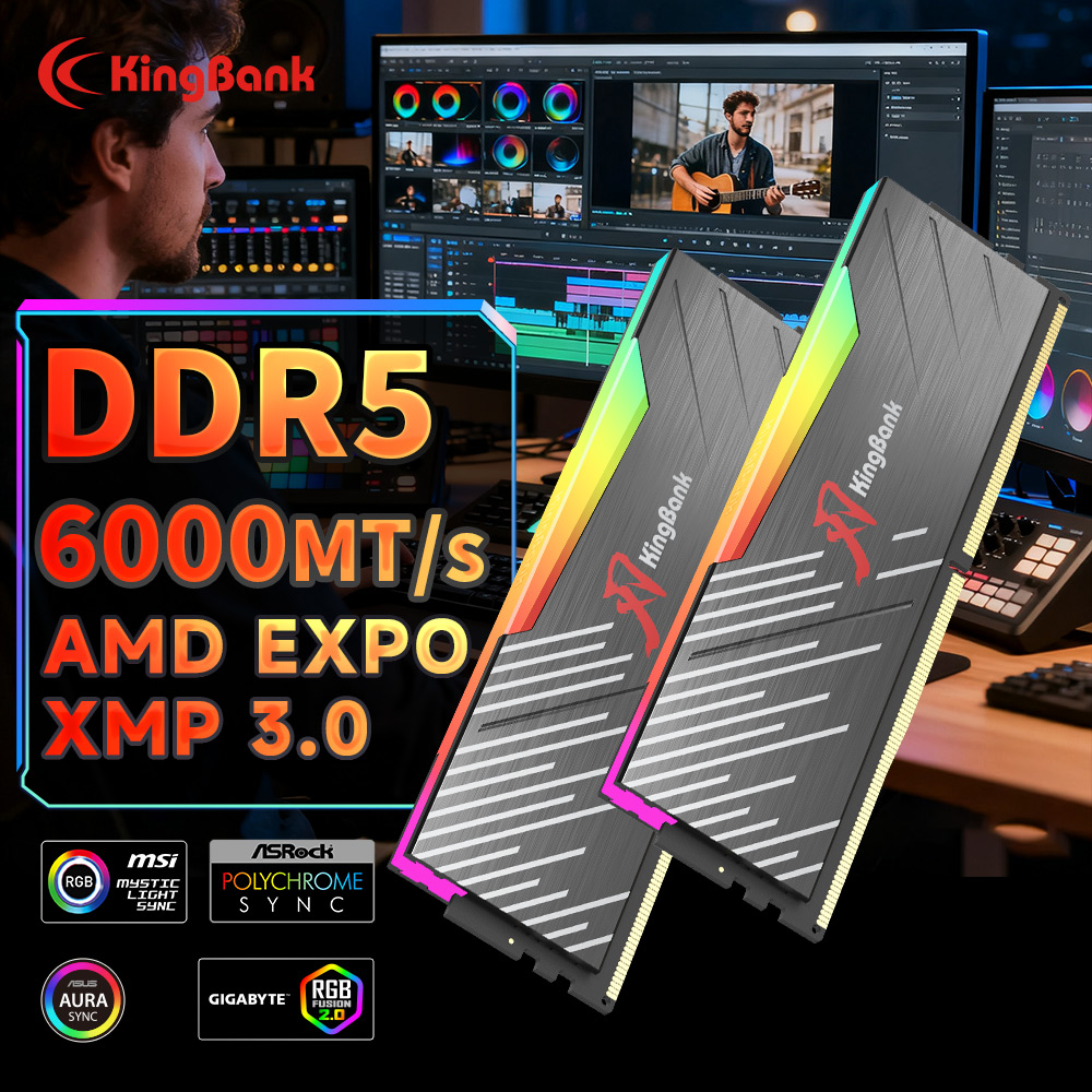 KingBank KRRB DDR5 RGB 16GB /1 - Ddr5 64Gb recension och pris