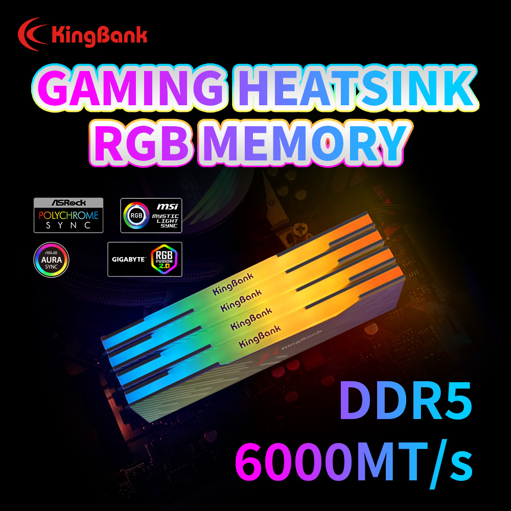 KingBank KRRB DDR5 RGB 16GB /1 - Ddr5 64Gb recension och pris