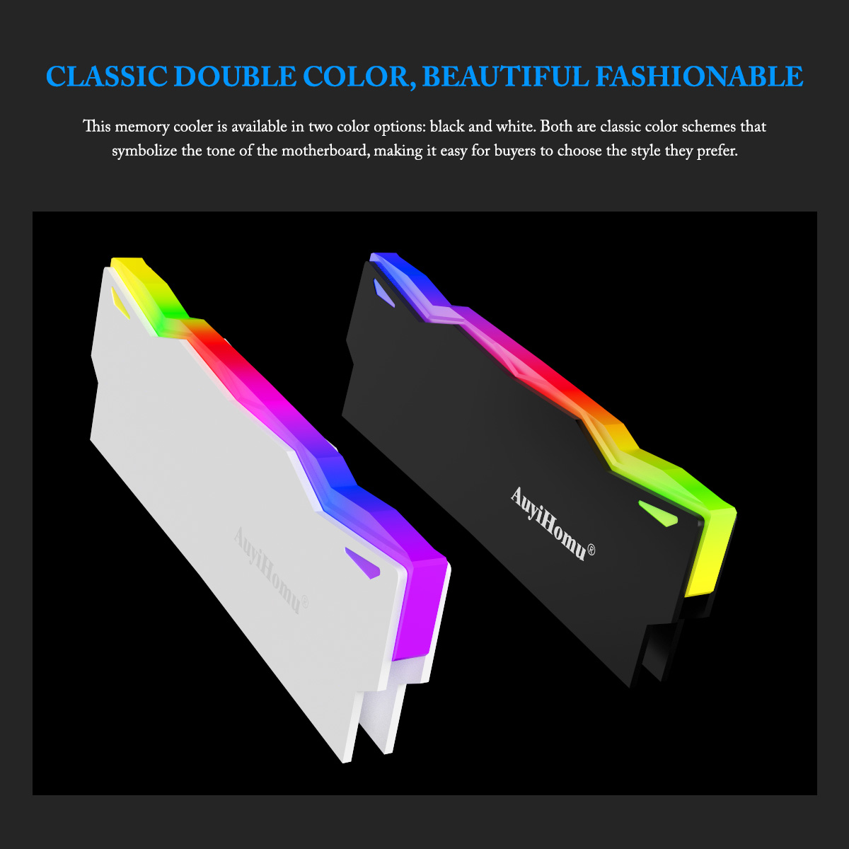 AuyiHomu RGB Heatsink, 5V 3Pin - Ddr5 Rgb Ram recension och pris